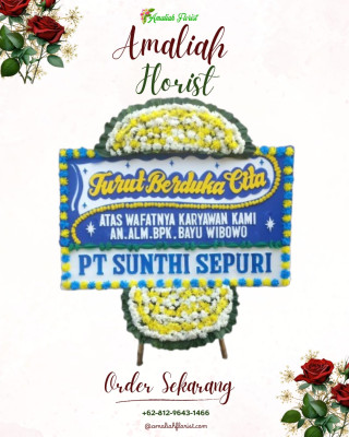 Papan Bunga Duka di Sinduadi